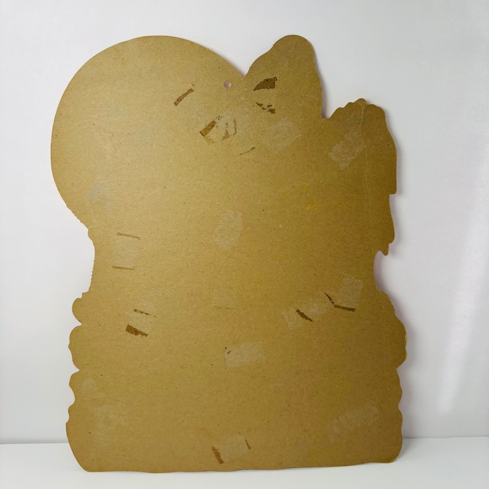 Vintage 1970's Die Cut Halloween Decoration Scarecrow Moon Cat Jack-O-Lantern - Picture 4 of 6